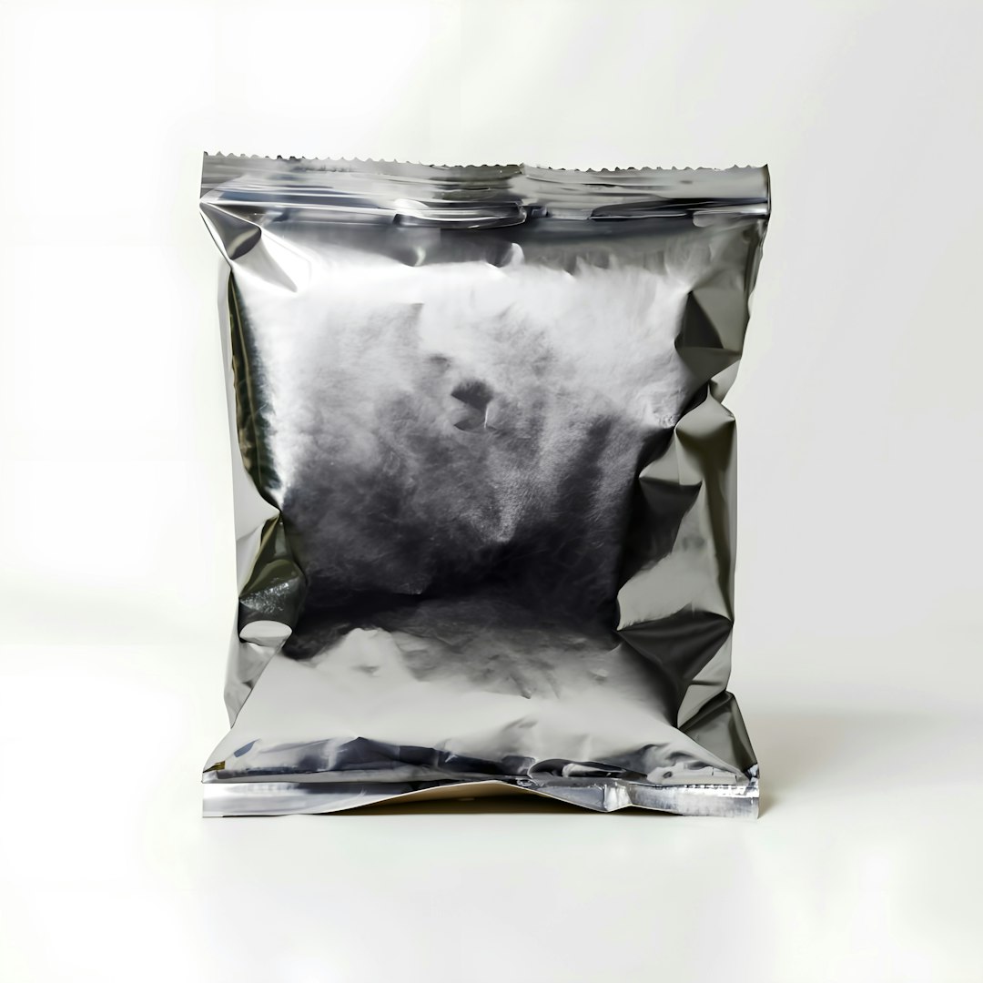 Premium dog food kibble in elegant packaging